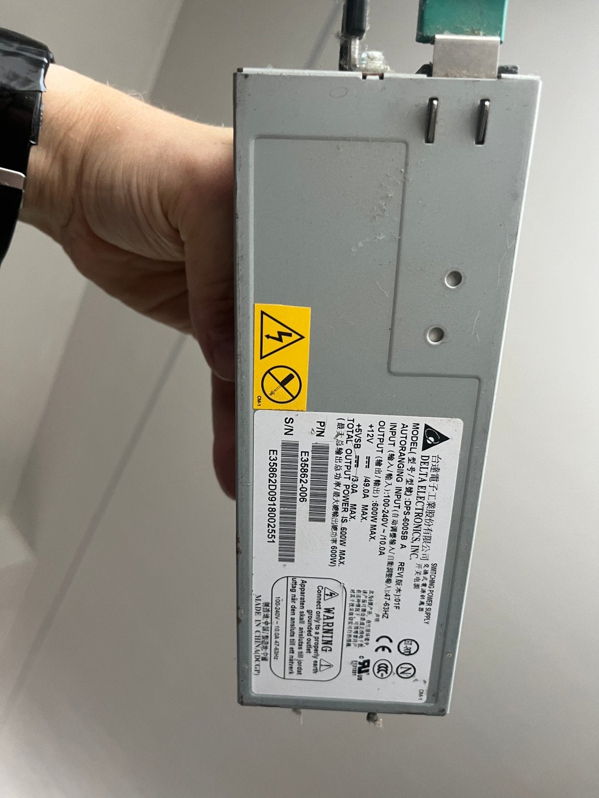 3d printer voeding 12v 49a, Ophalen, Gebruikt