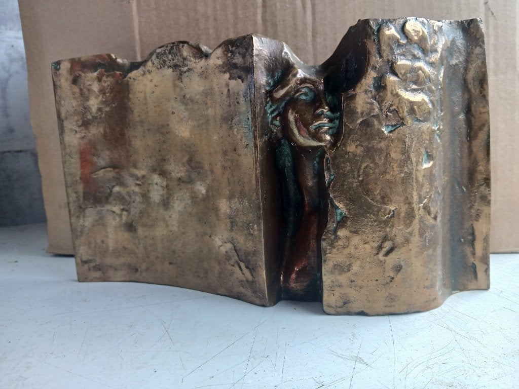 Kunstwerk in brons van Raf Verjans, Antiek en Kunst, Ophalen, Brons