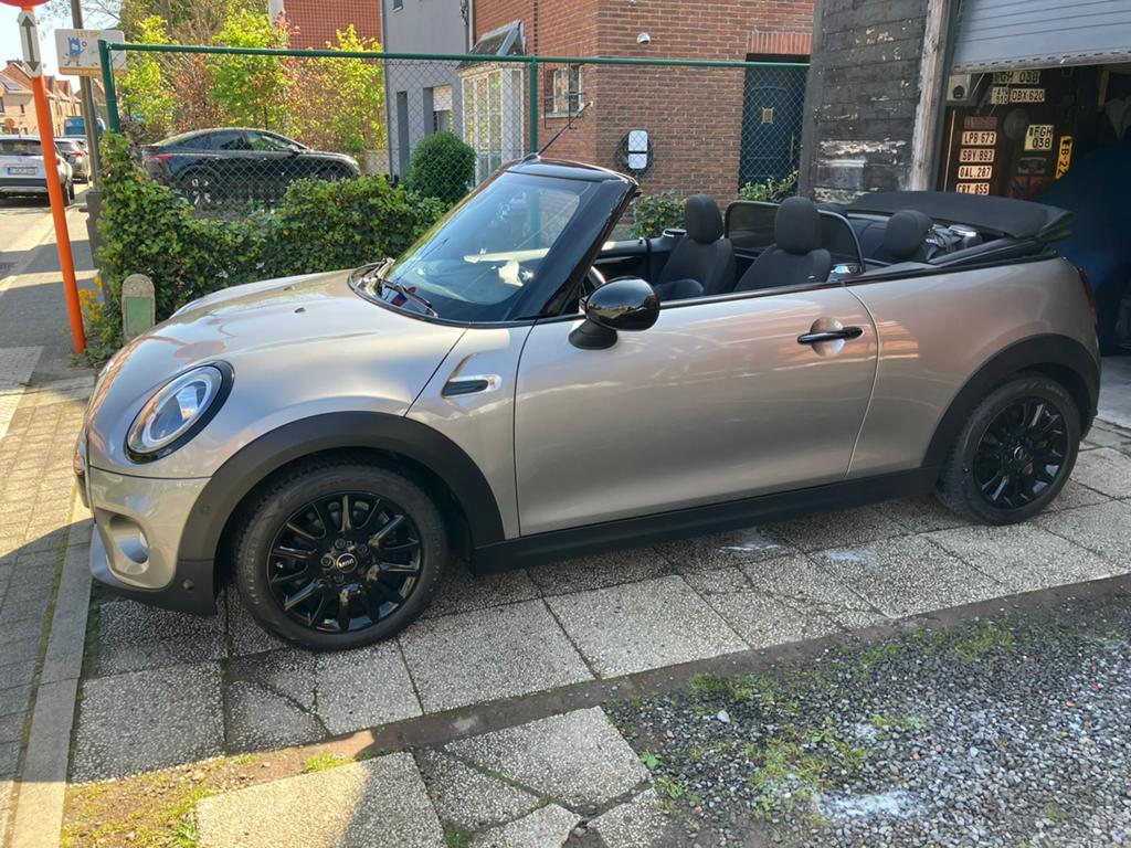 Mini Cooper Cabrio, Autos, Mini, Cuir, Argent ou Gris, Achat, Euro 6