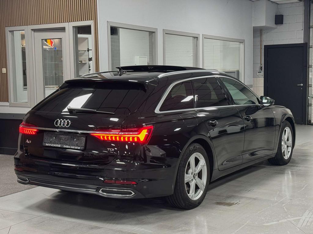 Audi A6 2.0 TDi 163 Cv S-Line Pano Matrix Cuir Camera Full, Auto's, Euro 6, 4 cilinders, Zwart, 120 kW