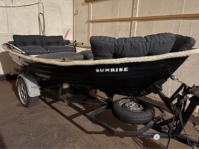 Mooie sloep met motor en trailer, Watersport en Boten, 8 pk, Afdekzeil, 5 m, Ophalen of Verzenden