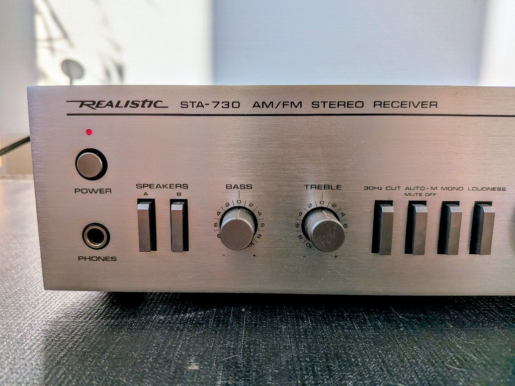 Ampli Hifi Tuner Realistic, Audio, Tv en Foto, Versterkers en Ontvangers, Gebruikt, 120 watt of meer, Stereo, Ophalen