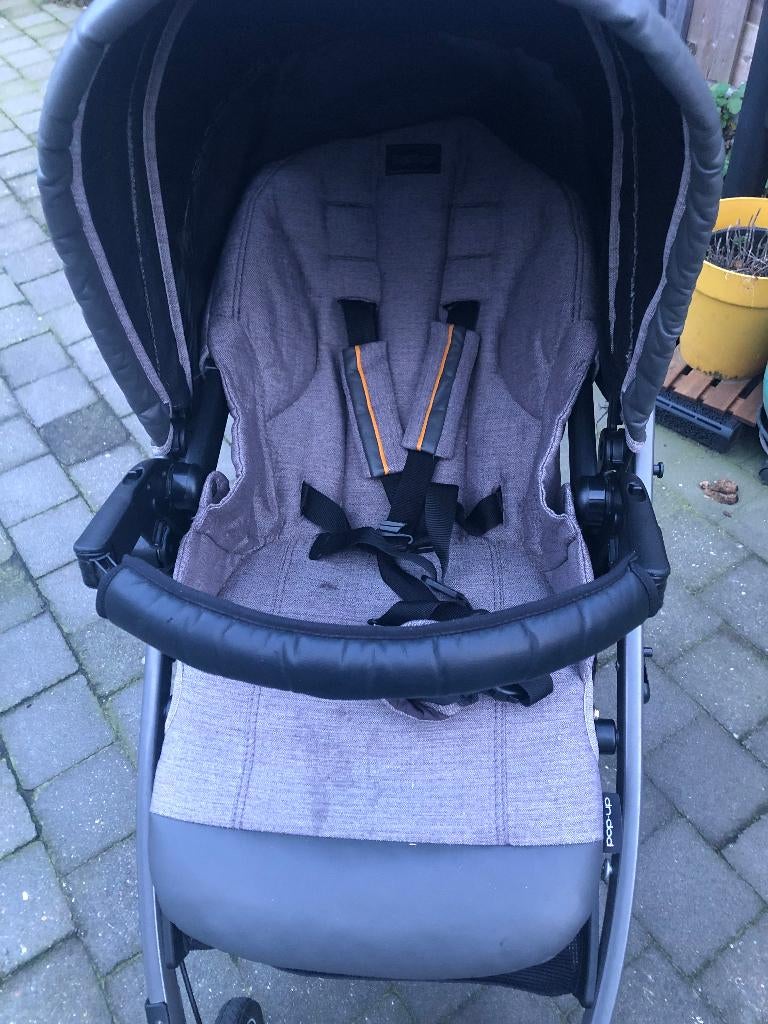 wandelwagen, beide richtingen met toebehoren, Gebruikt, Verstelbare duwstang, Ophalen, Kinderwagen