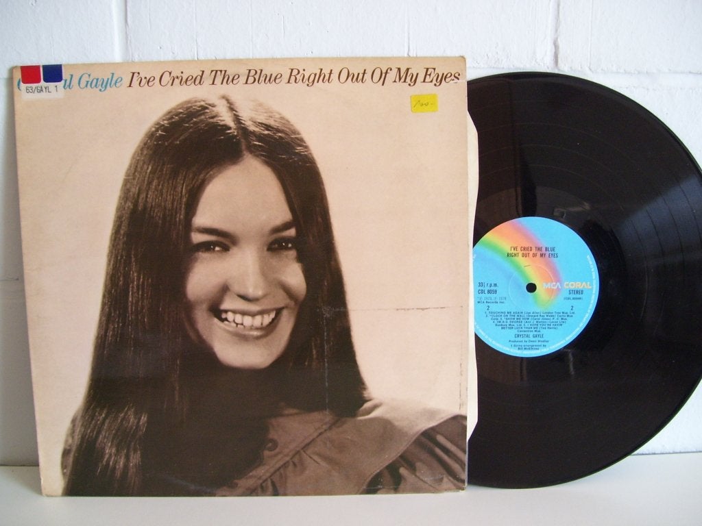 CRYSTAL GAYLE  i've cried the blue right out of my eyes, Cd's en Dvd's, Vinyl | Country en Western, Gebruikt, Originele persing