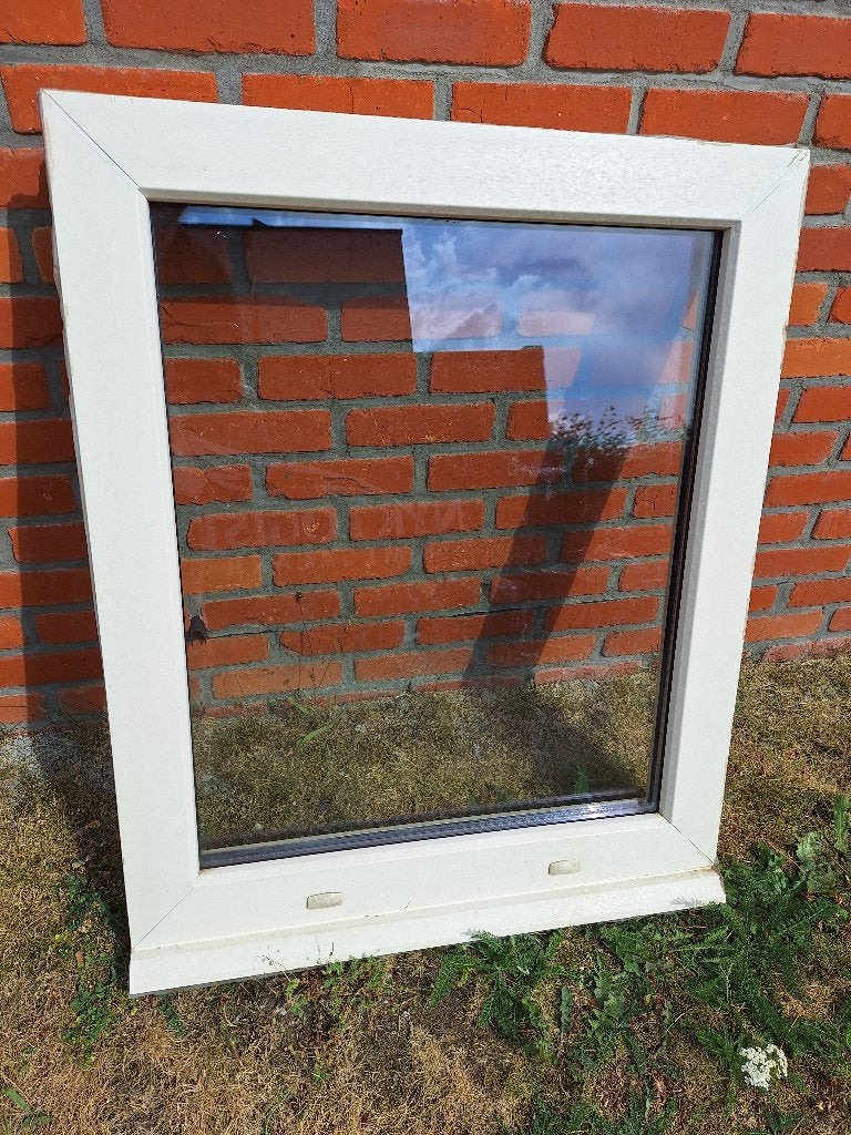 Raam dubbel glas, Ophalen, Gevelraam of Ruit, Gebruikt, Minder dan 80 cm