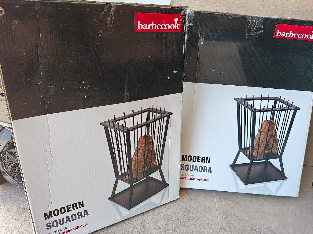 2 Vuurkorf Barbecook Modern Squadra, Tuin en Terras, Ophalen, Nieuw, Vuurkorf