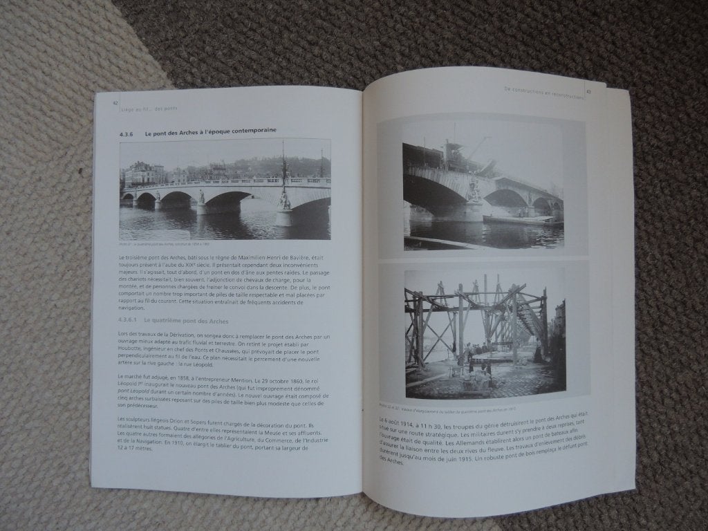 Liège au fil des ponts const et reconstruction 1994 1994, Livres, Enlèvement ou Envoi, Wilmet.Freddy Roenen