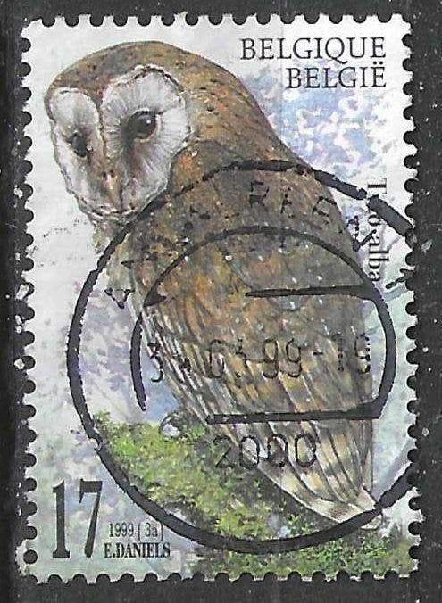 Belgique 1999 - Yvert/OBP 2805 - Barn Owl (ST), Timbres & Monnaies, Envoi, Affranchi, Oblitéré, Véhicules