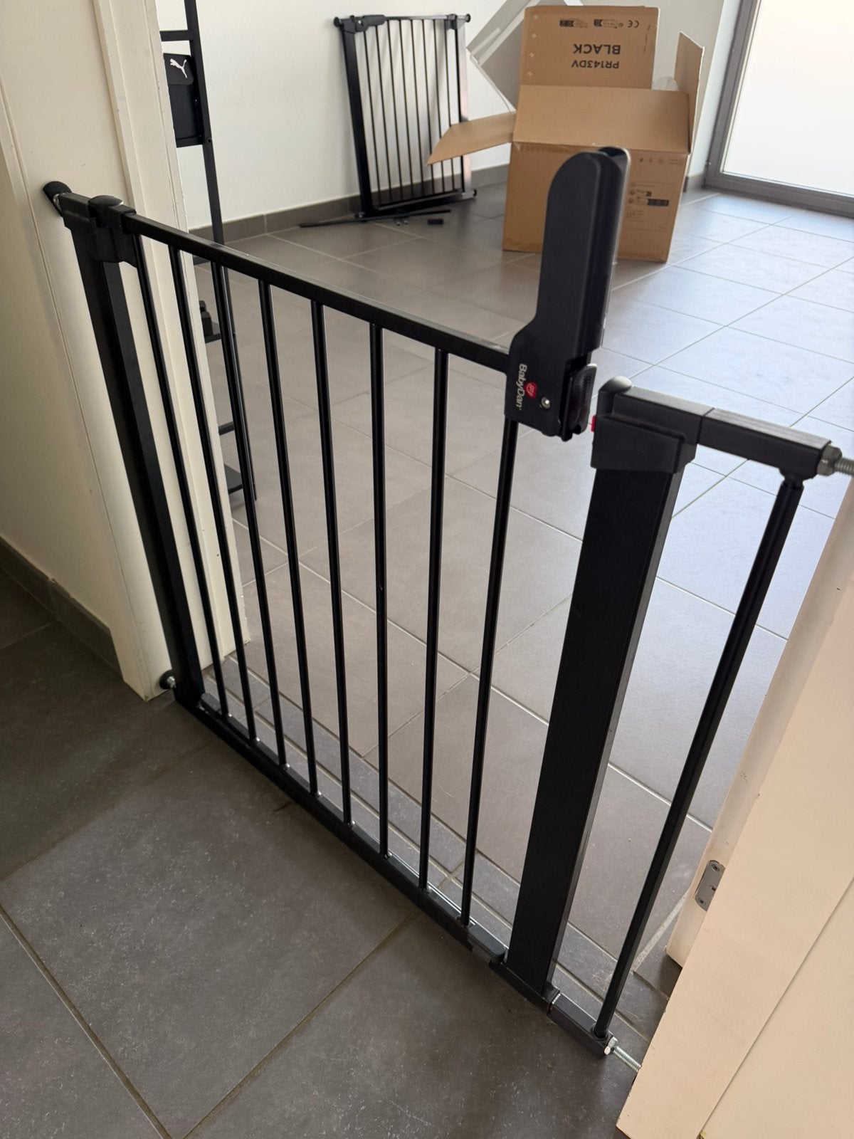 2 Barrières de sécurité enfant, Enfants & Bébés, Enlèvement, Comme neuf, Barrière rétractable