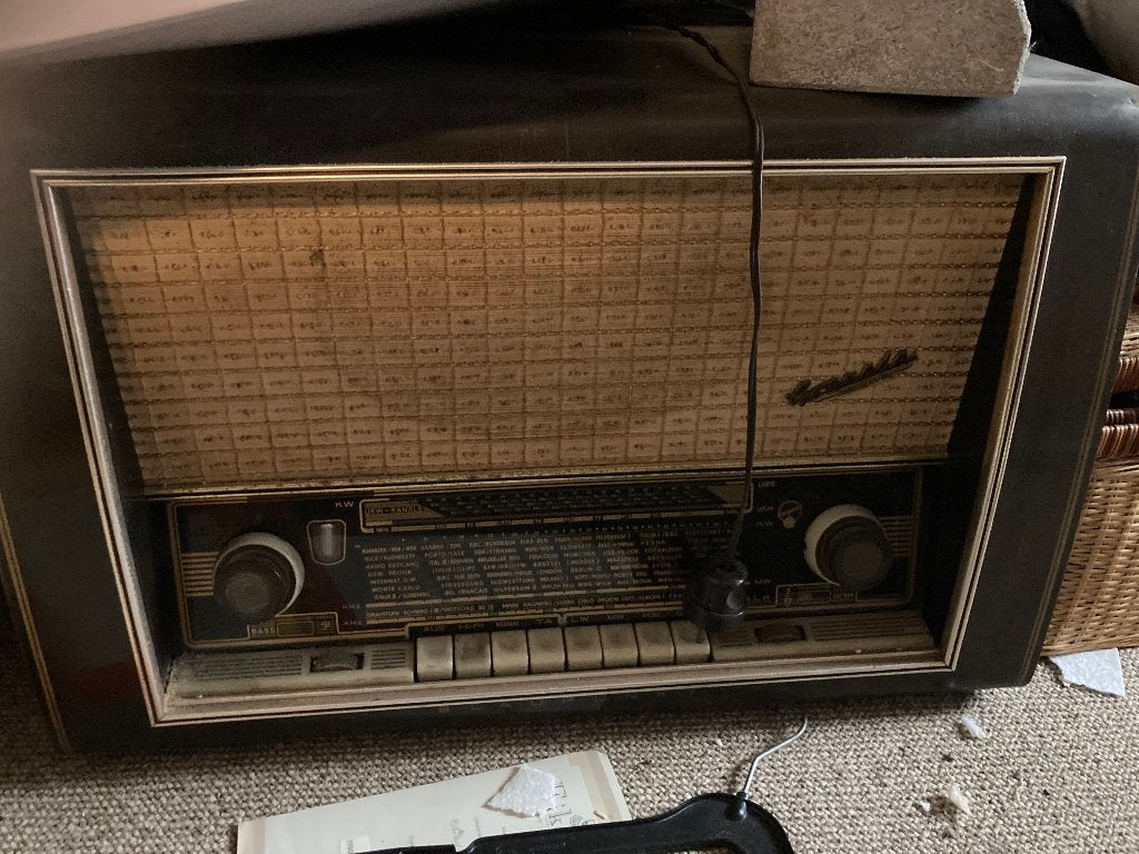 Retro oude radio, Audio, Tv en Foto, Radio's, Ophalen, Radio
