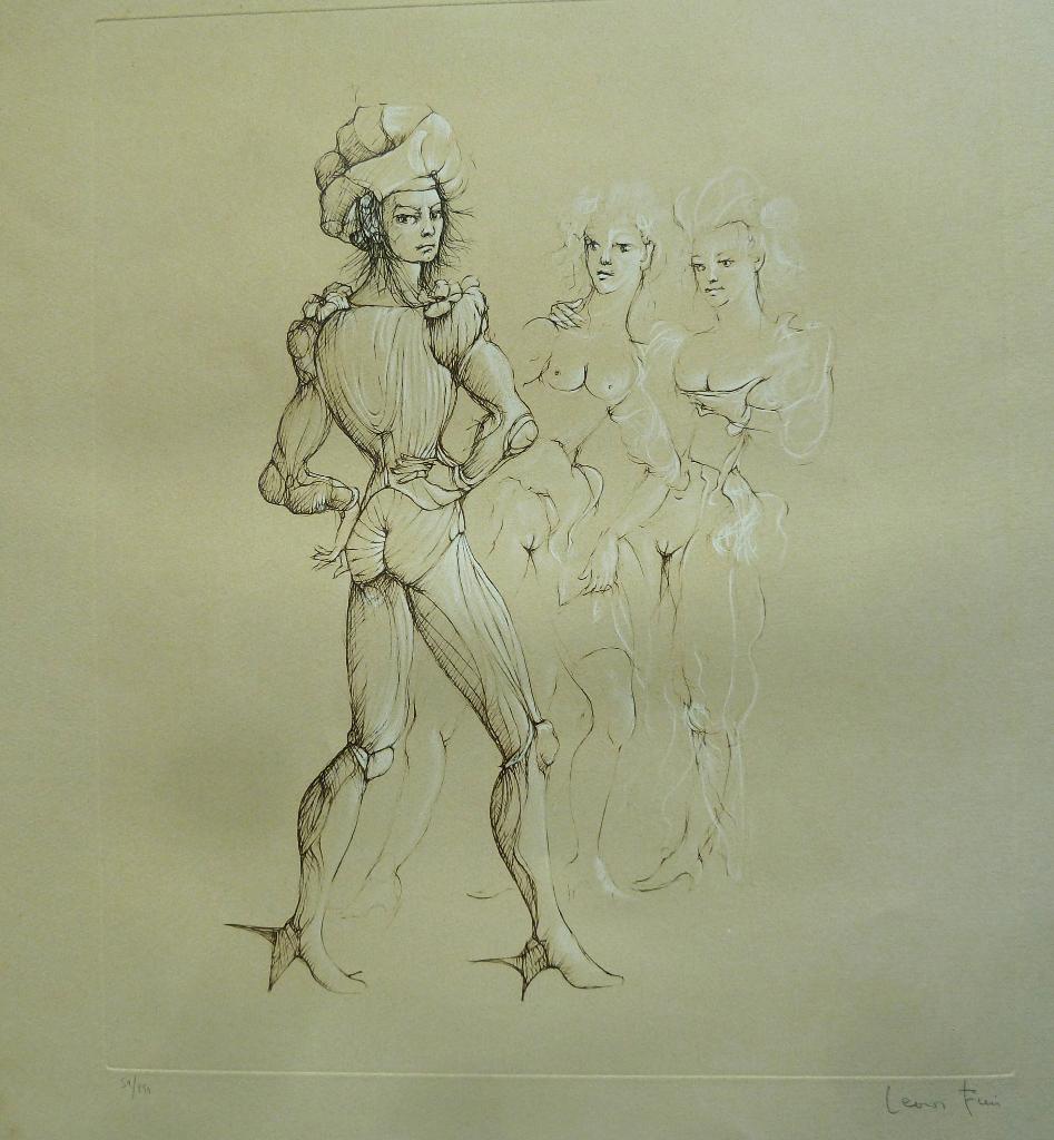 Leonor Fini  Ets, Ophalen of Verzenden