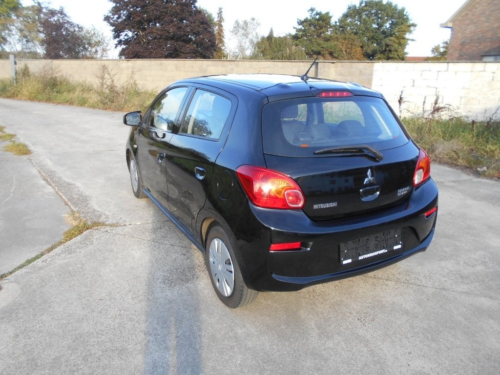 SPACE STAR 2019 43182 KM AIRCO ANDROID GARANTIE, Auto's, Voorwielaandrijving, Stof, Euro 6, Zwart