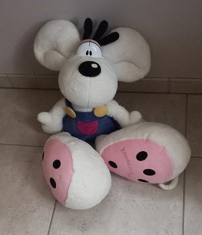 Knuffel Diddl muis 70 cm XXL vintage, Verzamelen, Ophalen of Verzenden, Diddl, Gebruikt, Knuffel
