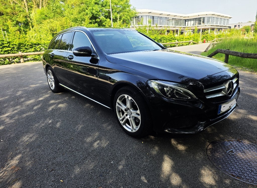 Mercedes c200 cdi, Auto's, 100 kW, 4 cilinders, Leder en Stof, Zwart