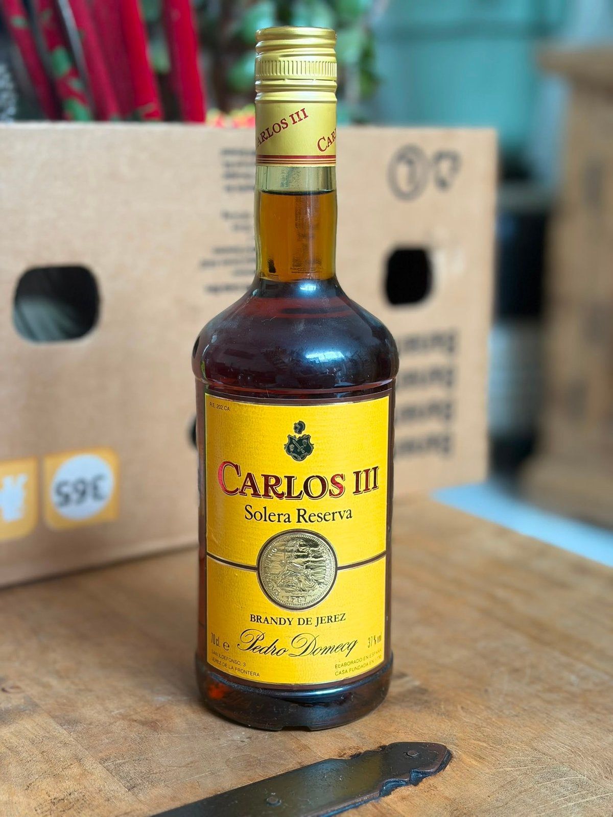 Carlos 3 Solera Reserva Brandy De Jerez, Ophalen, Zo goed als nieuw