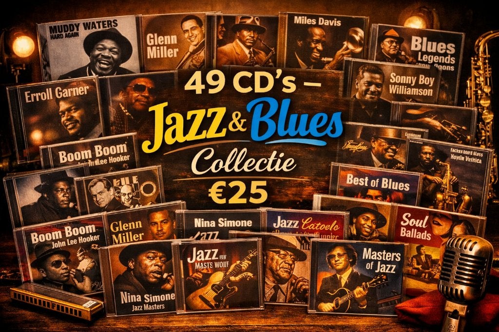 49 originele CD’s – Jazz & Blues Collectie (Dump), Cd's en Dvd's, Ophalen, Gebruikt, Blues