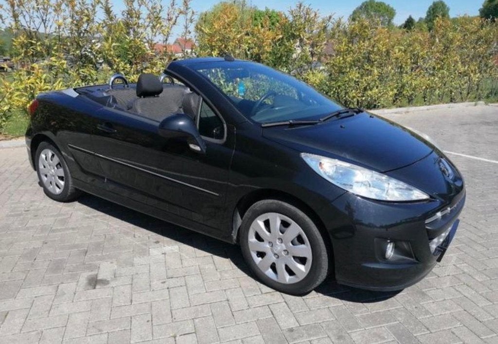 PEUGEOT 207CC 1.6 BENZINE CABRIOLET, Auto's, Peugeot, Voorwielaandrijving, Stof, Zwart, 4 cilinders