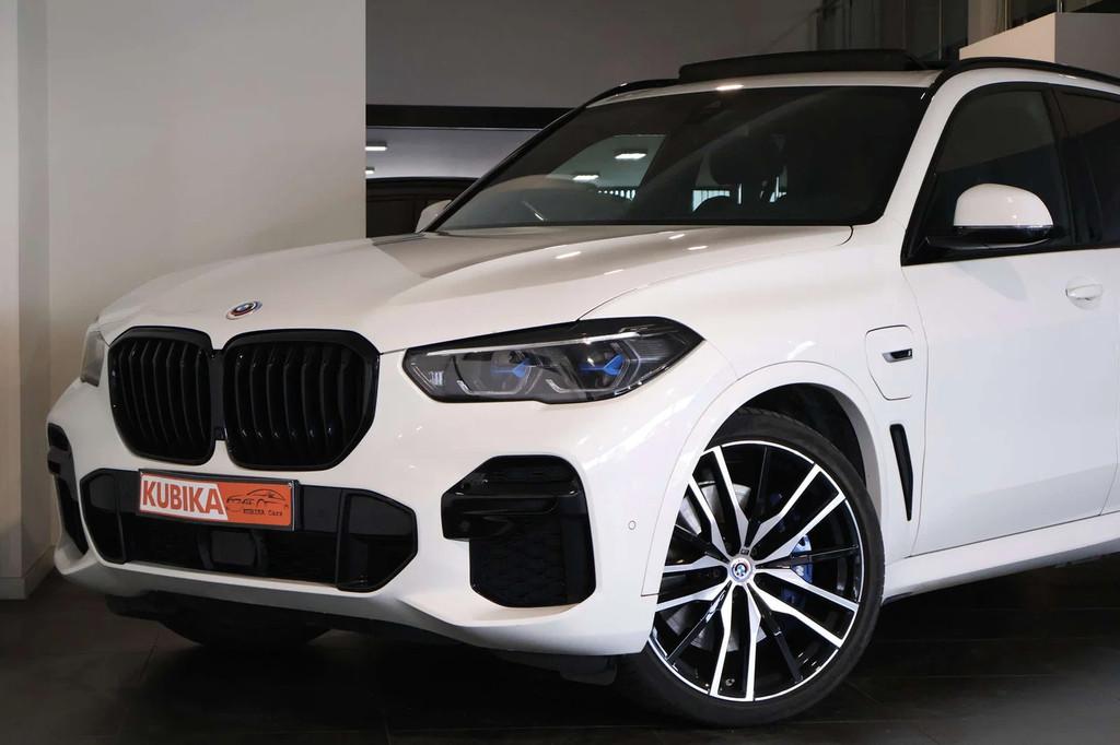 BMW X5 X5 PHEV 3.0AS xDrive45e M-Pack ACC Pano Garantie*, Auto's, Automaat, Gebruikt, Wit, Leder
