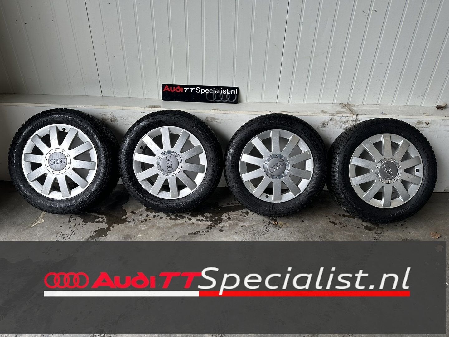 Winter banden set op 16" velgen Audi TT MK1, Auto-onderdelen, Banden en Velgen, Ophalen, Gebruikt, -, Banden en Velgen