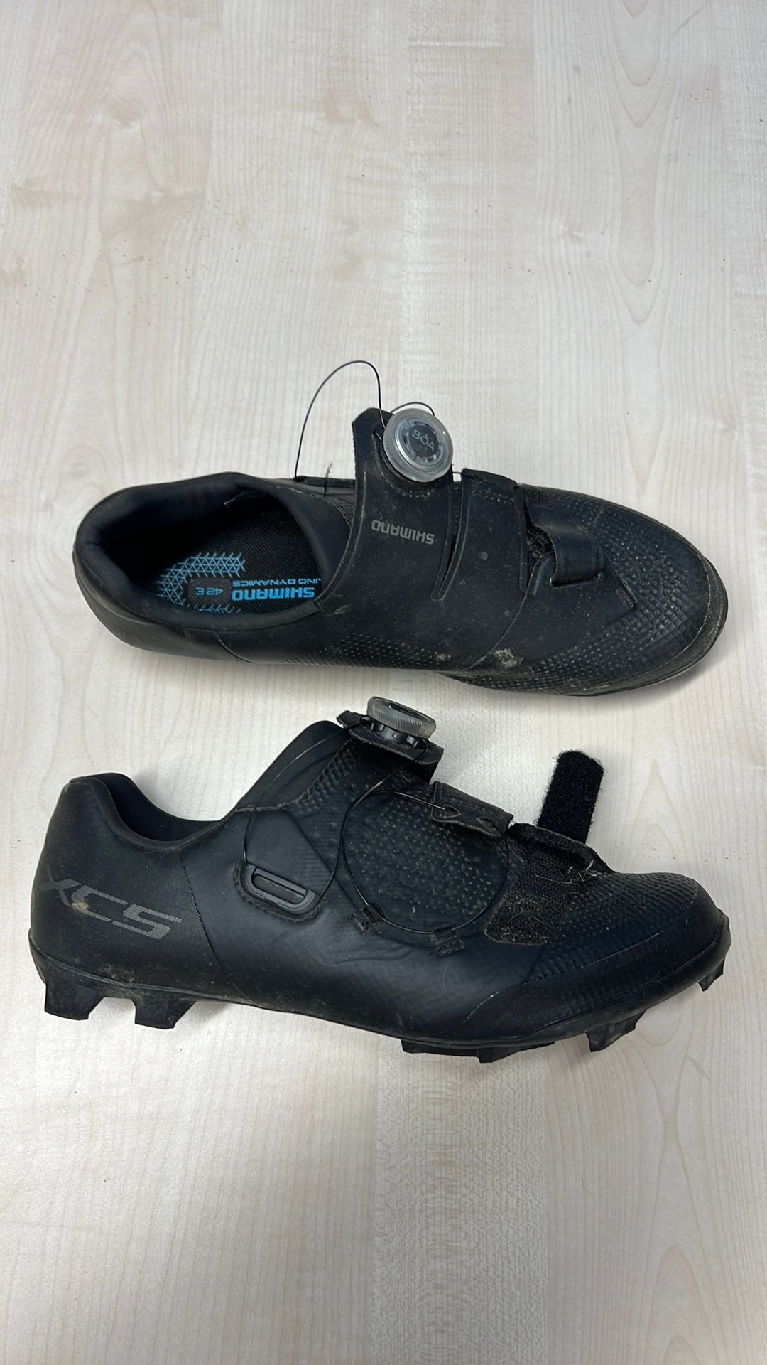 Mountainbikeschoenen xcs XC502 en SM SH51 shimano ultread 42, Fietsen en Brommers, Ophalen, Heren, Schoenen, Overige maten