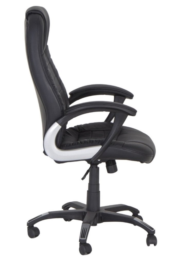 Thuiswerkset: comfortabele bureaustoel + Vloerbeschermer, Maison & Meubles, Bureaux, Autres marques, Autres types, Réglable en hauteur
