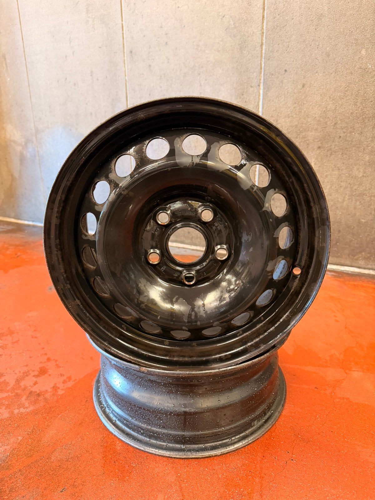 Jantes acier VW d’origine 15” – 5x112 – ET47, Enlèvement, Utilisé, 15 pouces, Jante(s)
