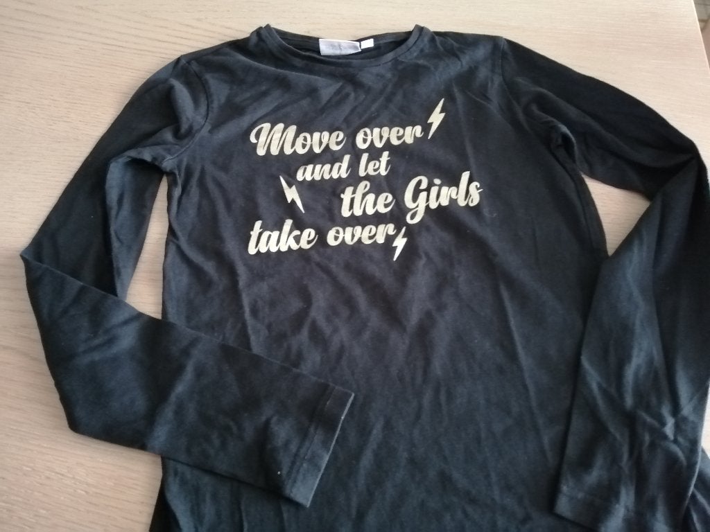 longsleeve maat 158, Kinderen en Baby's, Ophalen of Verzenden, Zo goed als nieuw, Meisje, Shirt of Longsleeve