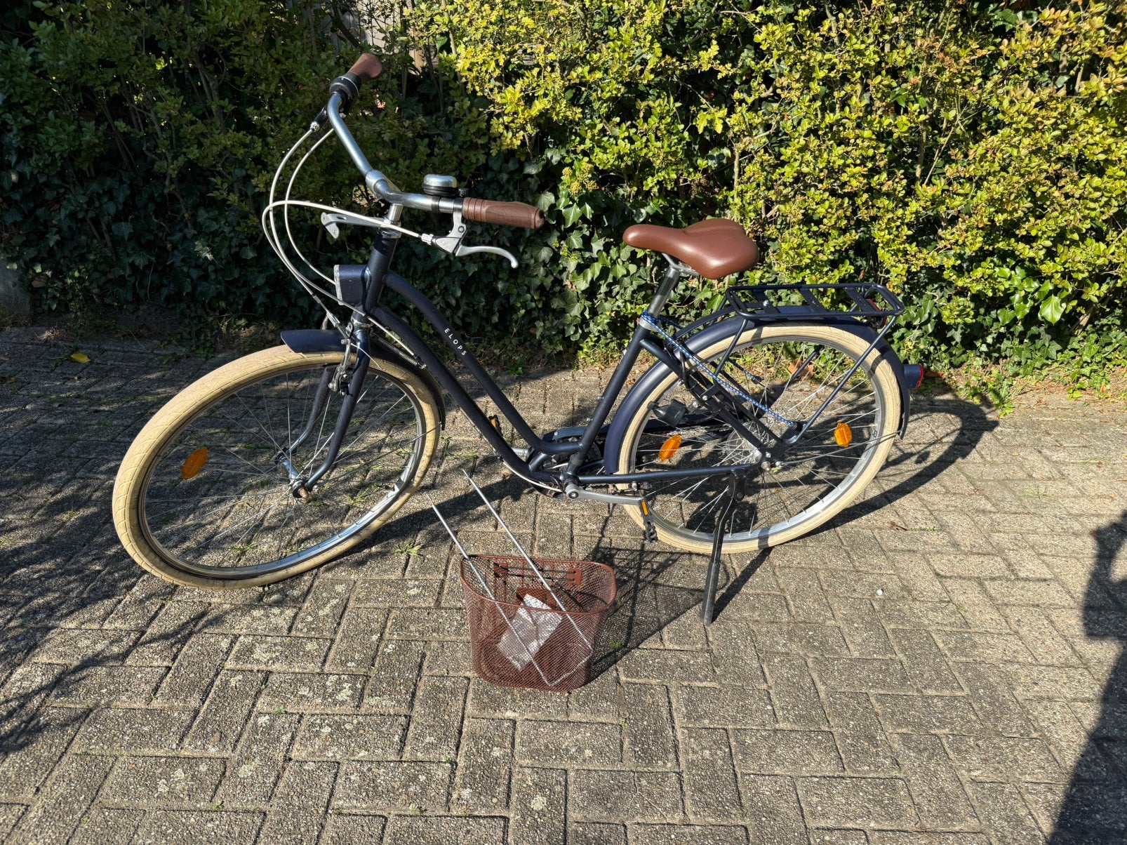 Stadsfiets BTWIN elops 530, Ophalen, Gebruikt, Overige merken, (Extra) lage instap
