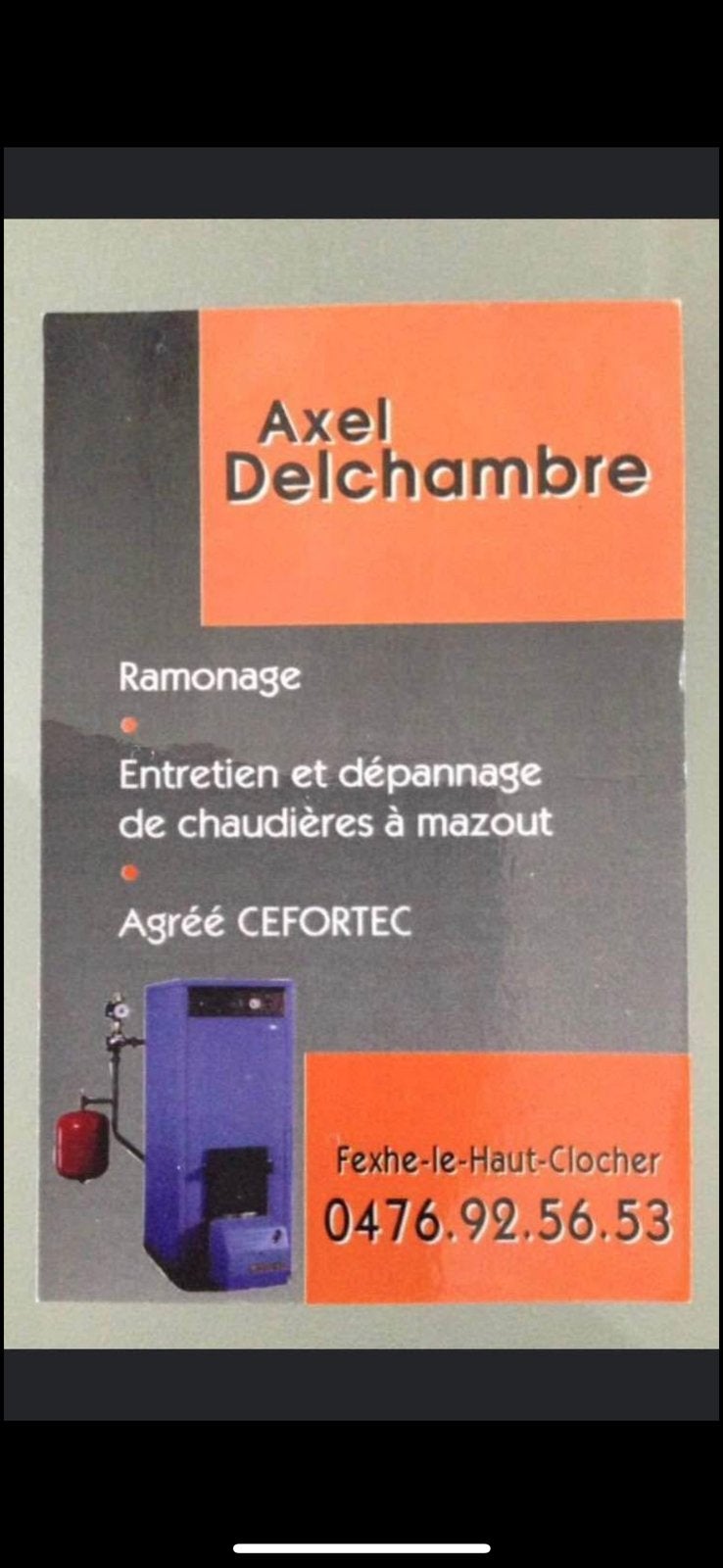 Entretien chaufiere a mazout, Bricolage & Construction, Chauffage & Radiateurs, Enlèvement ou Envoi, Comme neuf