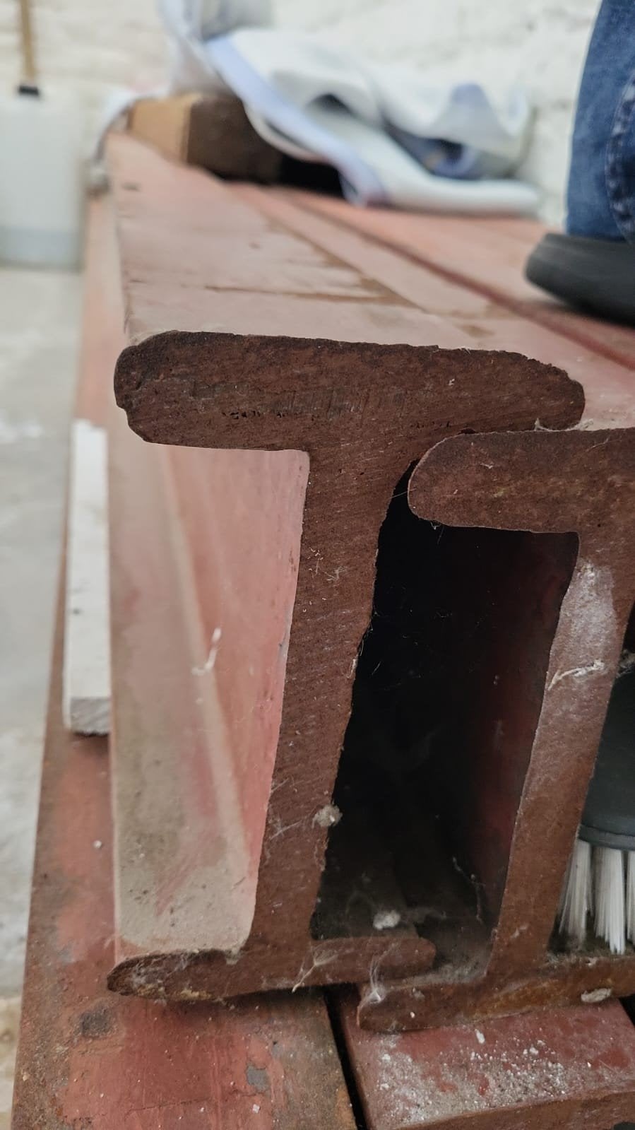 poutrelle métallique 8x16x290, Doe-het-zelf en Bouw, Metalen, Ophalen