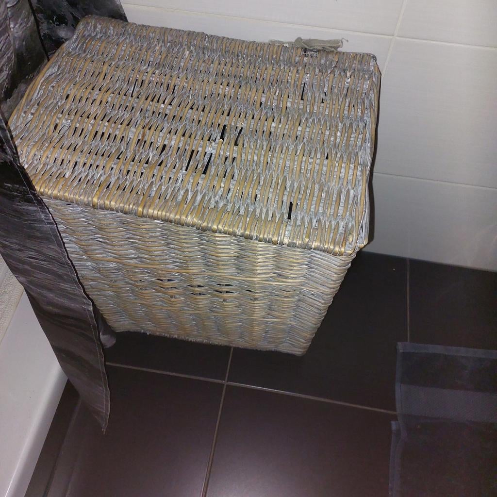 Wasmand in riet, Huis en Inrichting, Ophalen