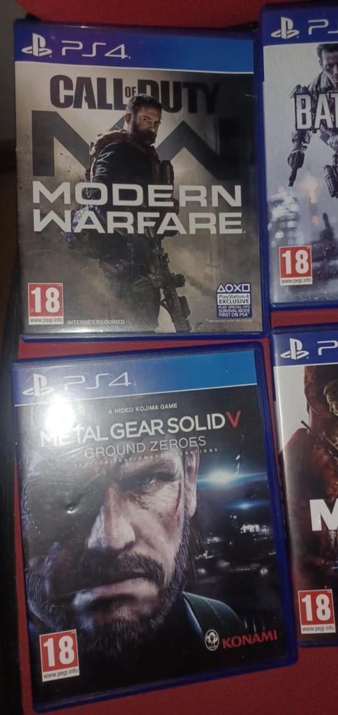 Ps4 games, Enlèvement, Comme neuf