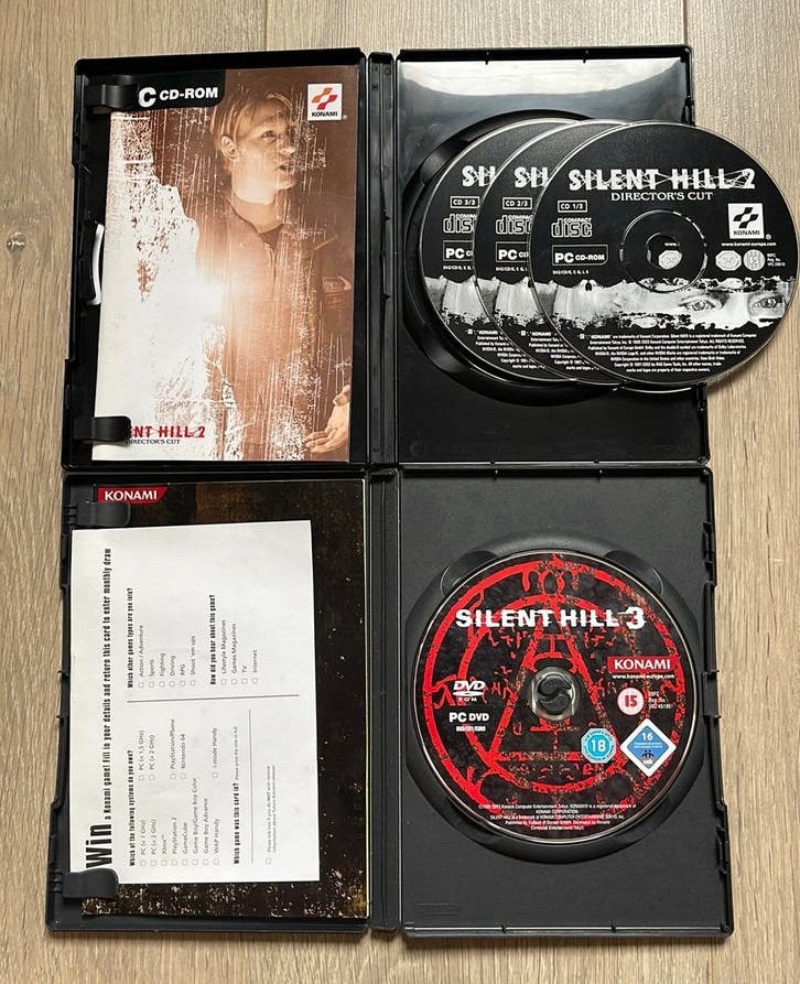 Silent Hill 2 (Director's Cut) & Silent Hill 3 - PC Games, Consoles de jeu & Jeux vidéo, Enlèvement ou Envoi, Utilisé, Autres genres