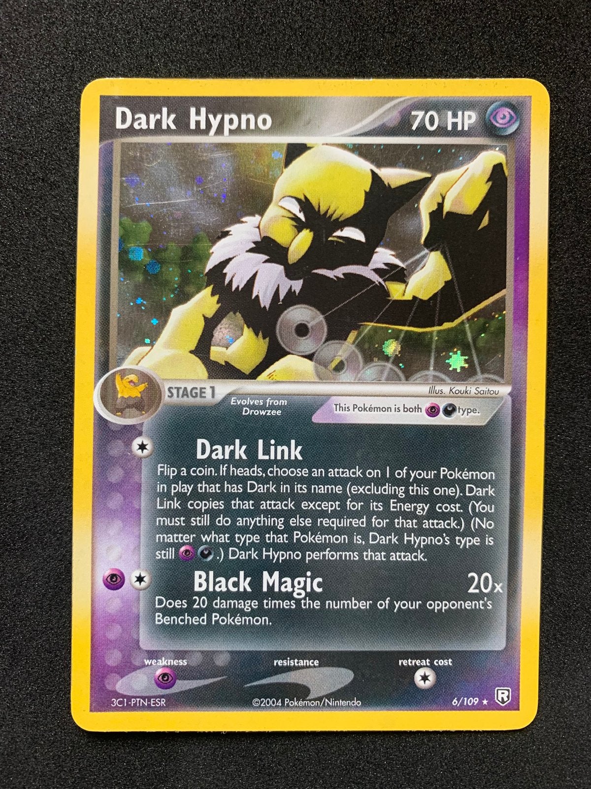 Pokemon Dark Hypno team rocket returns 6/109, Enlèvement ou Envoi, Comme neuf