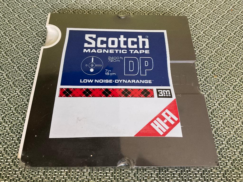 Ruban audio Scotch DP 18 cm NOS, TV, Hi-fi & Vidéo, Enregistreurs audio, Enlèvement ou Envoi, Pièce