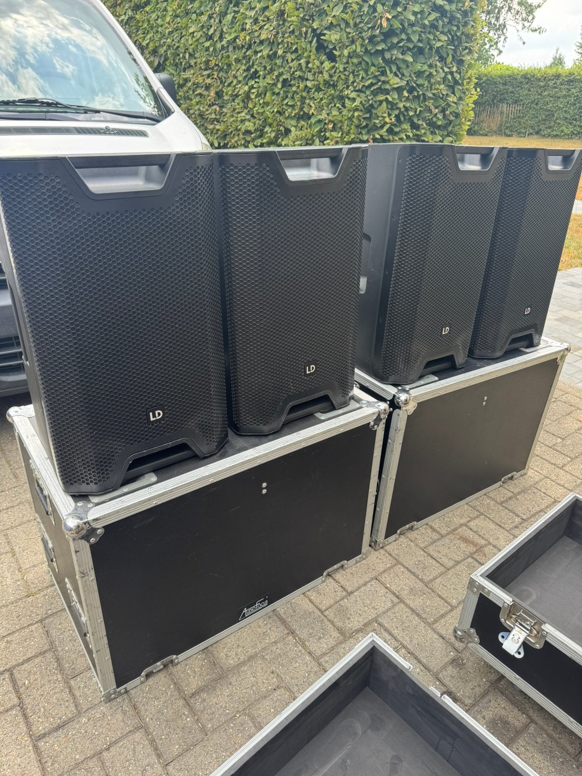 LD systems icoa 12 A actif en flightcase, Muziek en Instrumenten, Ophalen, Zo goed als nieuw