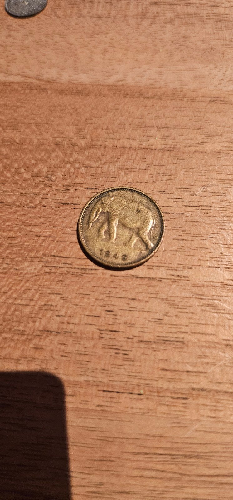 Belgian congo 1 franc 1949, Enlèvement