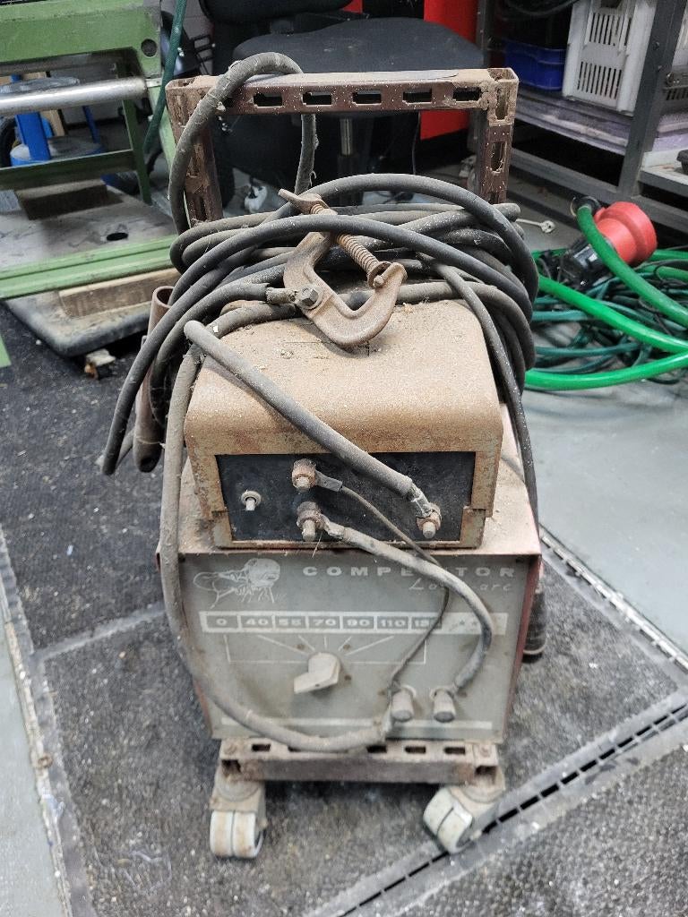 Bagetten laspost met toebehoren 230V, Ophalen, Gebruikt, Minder dan 150 ampère, Elektroden