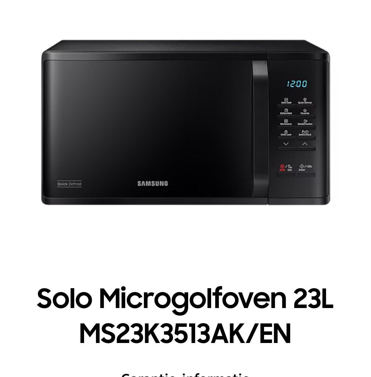 Microgolfoven Samsung, Ophalen, Zo goed als nieuw, Oven, Microgolfoven