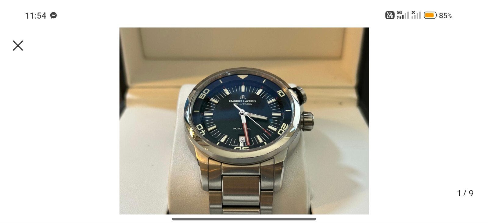 montre Maurice Lacroix Pontos s comme neuve, Enlèvement ou Envoi