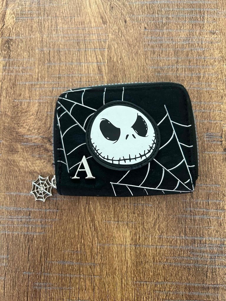 Portefeuille Jack Skellington, Handtassen en Accessoires, Portemonnees, Ophalen, Zo goed als nieuw, Zwart, Overige merken
