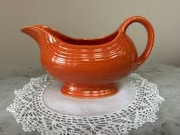 Vintage Fiesta Ware Juskom Persimmon Homer Laughlin jus-kom, Ophalen of Verzenden