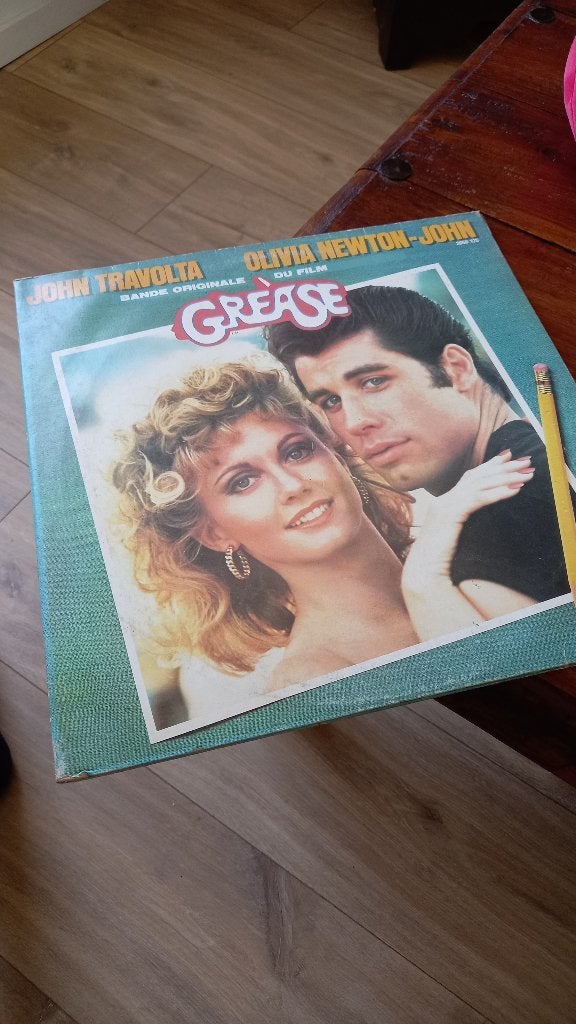Vinyl 33t bande original du film "grease "2vinyles, Ophalen, 1980 - 1989, Zo goed als nieuw