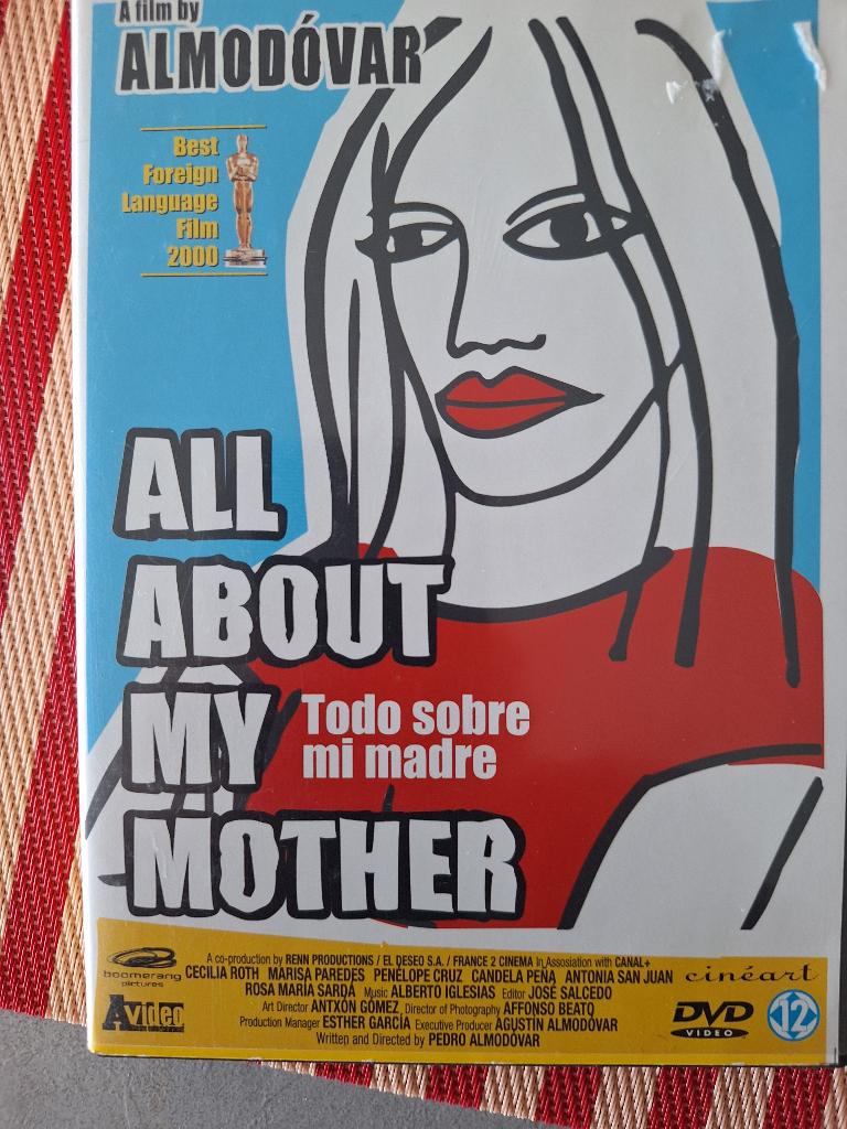 Todo sobre mi madre, Almodovar, dvd, ndl ondert, Cd's en Dvd's, Ophalen of Verzenden, Gebruikt