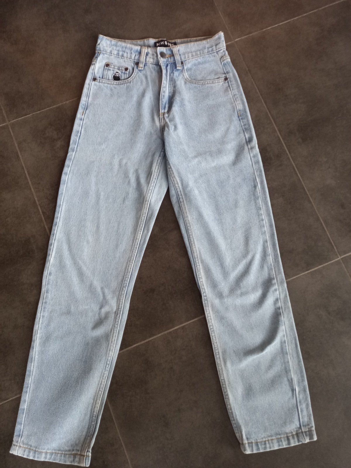 NNSNS Lange broek 24/28, Blauw, W32 (confectie 46) of kleiner, Ophalen of Verzenden, NNSNS
