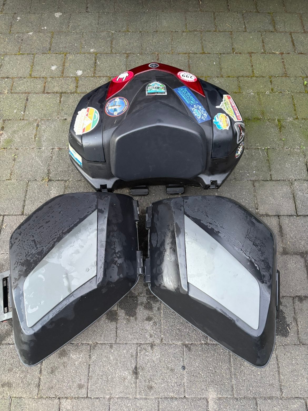 Yamaha tracer 9gt 2022 kofferset, Ophalen, Gebruikt
