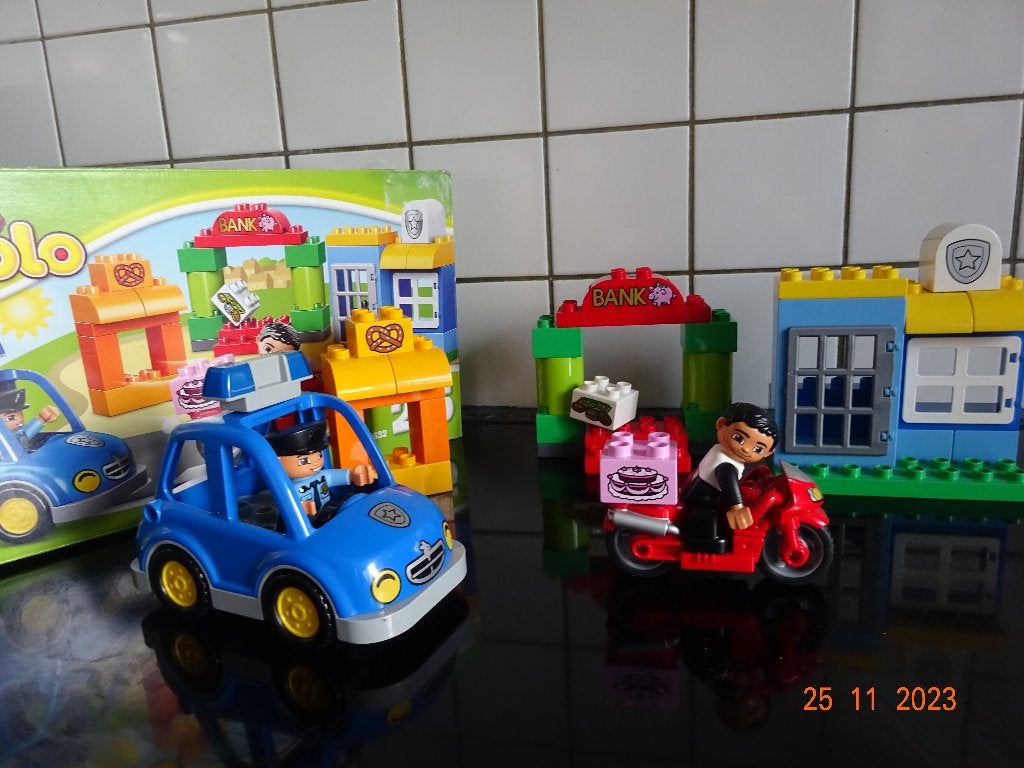 DUPLO Mijn Eerste Politieset - 10532*VOLLEDIG*PRIMA STAAT*, Ophalen of Verzenden, Duplo