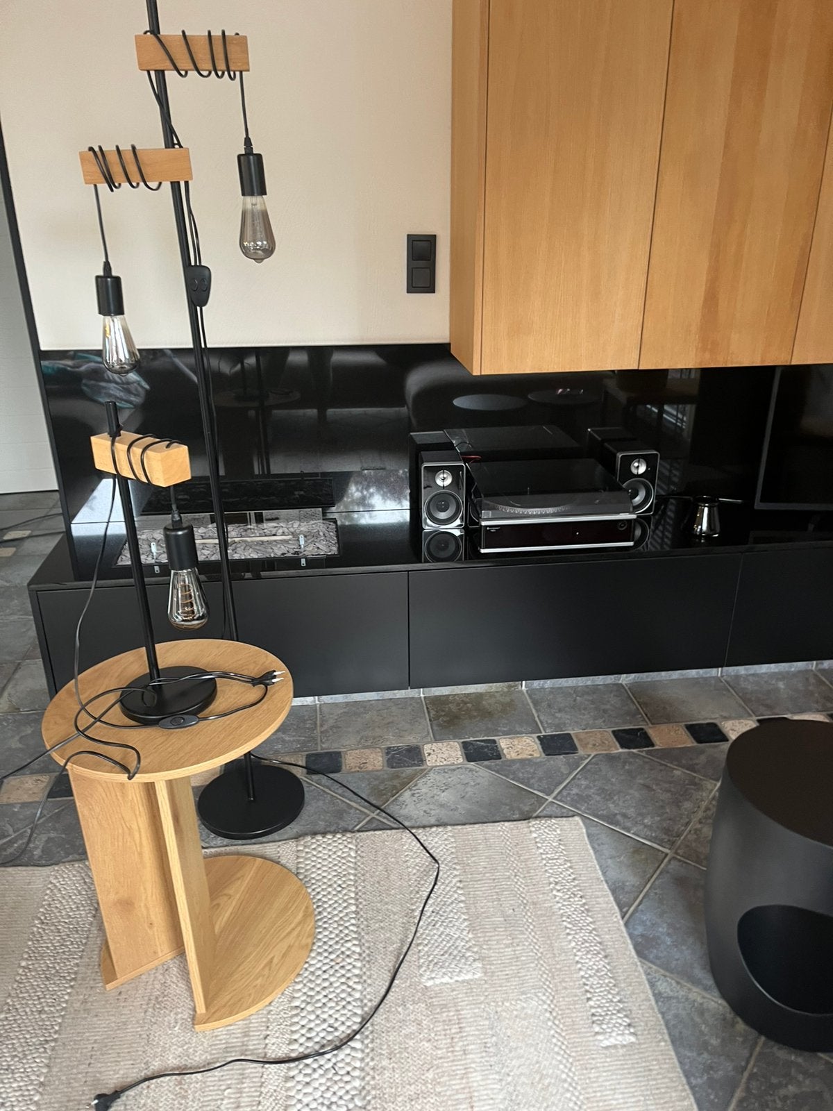 Combi tafel- en vloerlamp., Huis en Inrichting, Ophalen, Past in alle stijlen, E27 (groot), Zo goed als nieuw