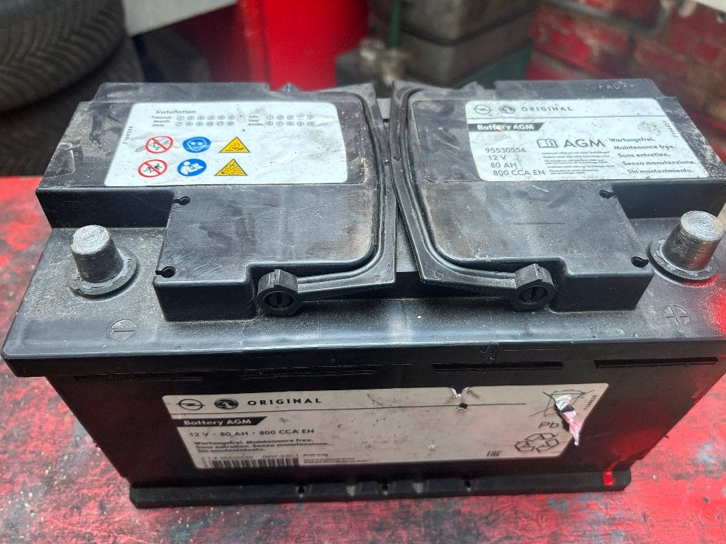 1 BATTERIE OPEL START/STOP  80AH, Gebruikt, RUE BRIGADE PIRON 307, Garage_bila@yahoo.fr, Opel