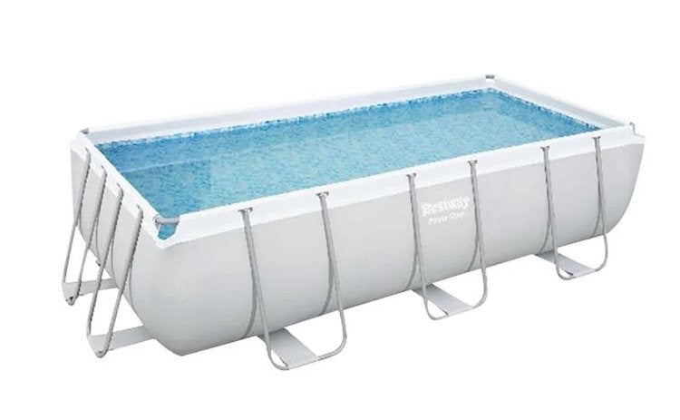 Zwembad 4 x 2 x 1.32, Jardin & Terrasse, Piscines, Enlèvement, Utilisé, Rectangulaire, 400 cm ou plus